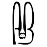A B