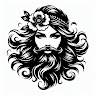 Bearded Lady